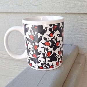 Vintage 90's Big Dog Sportswear Mug Black & White
